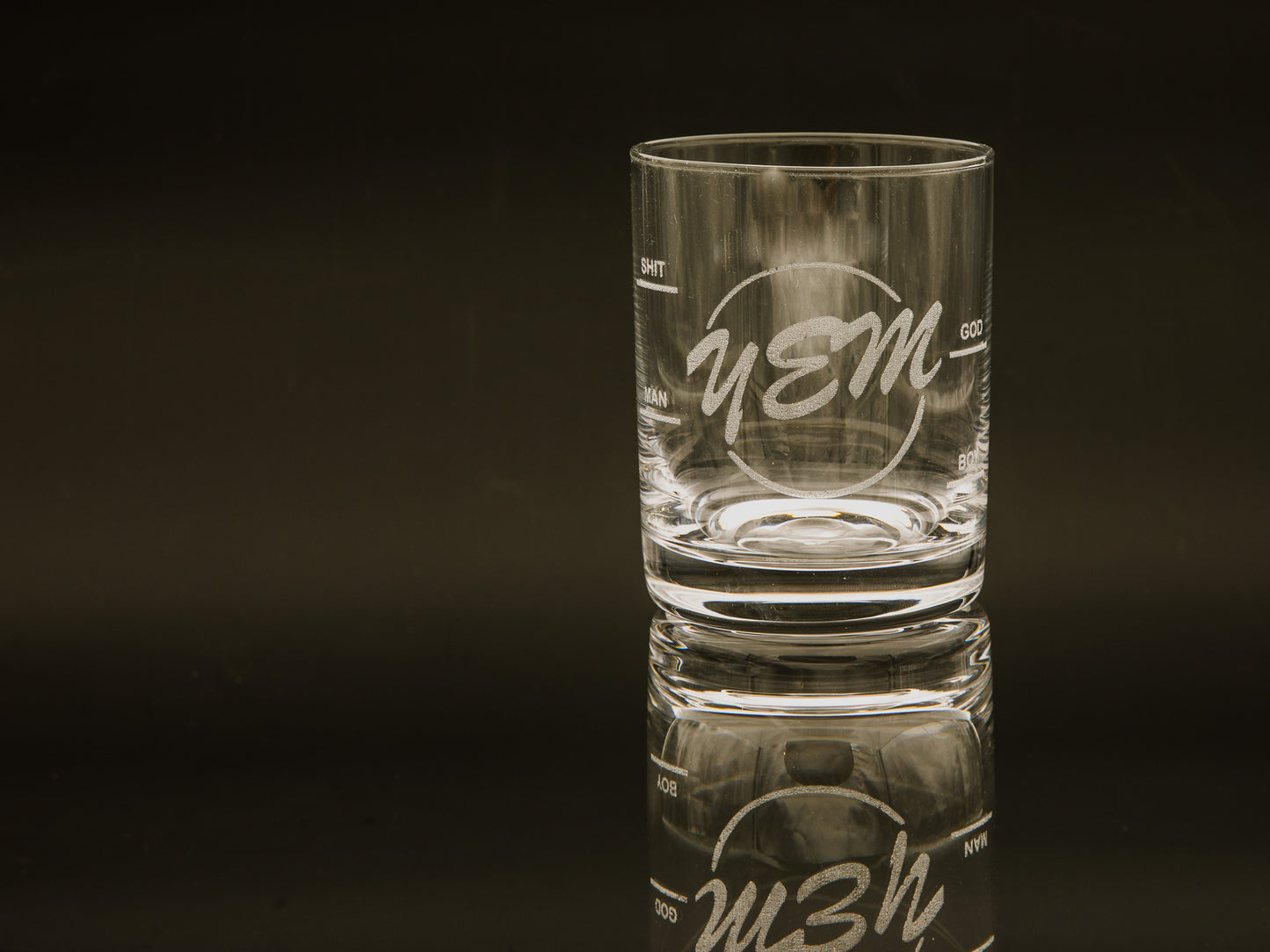 YEM Rocks Glass