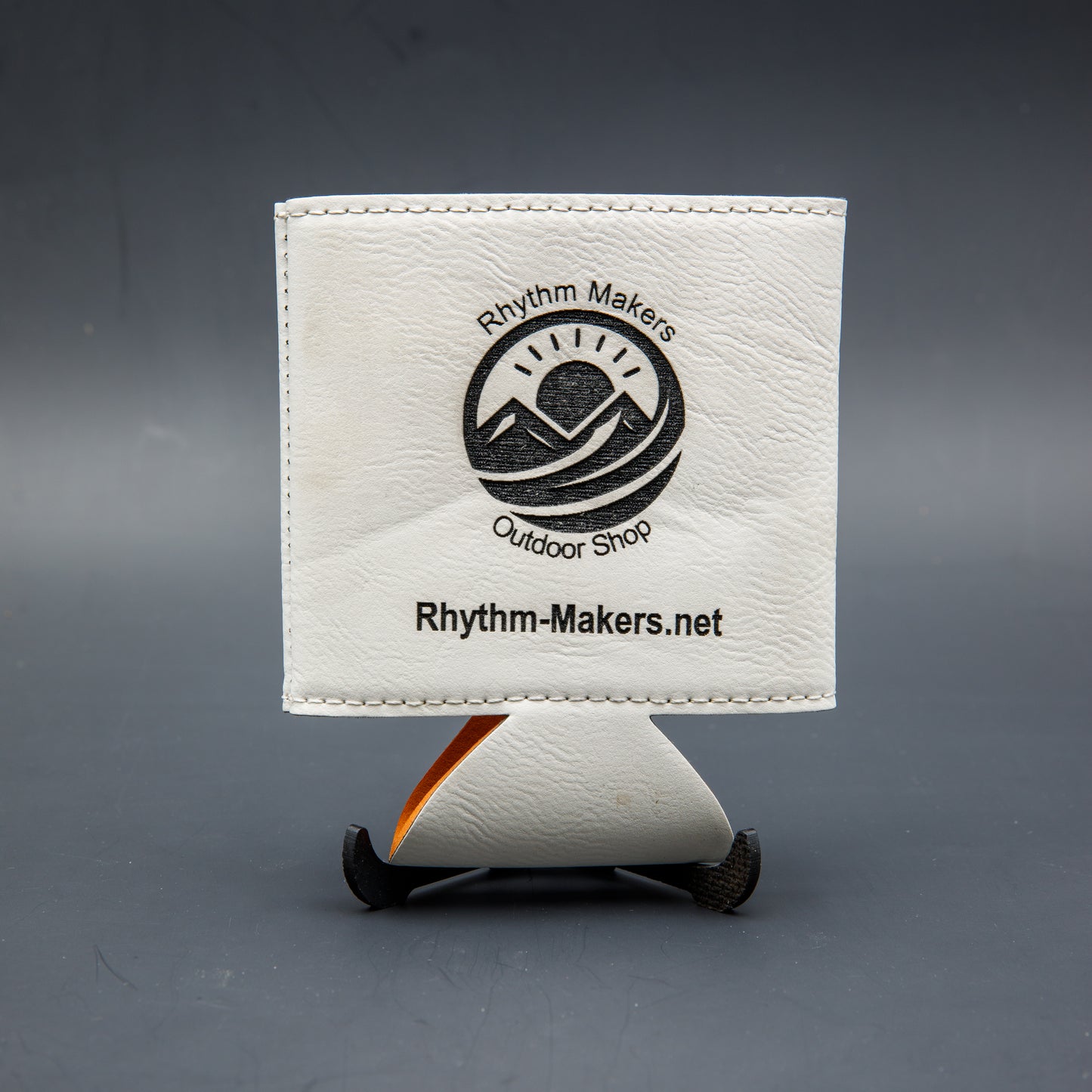 Leatherette Coozies, custom engraved with your logo!