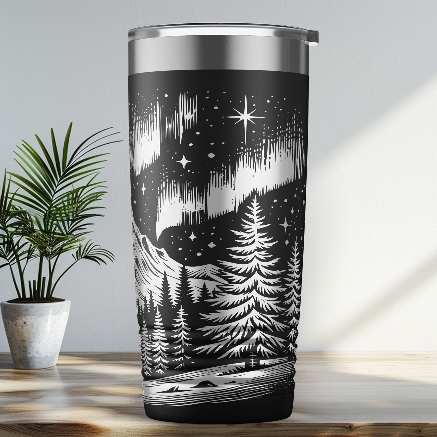 Northern Lights Full Wrap Tumbler