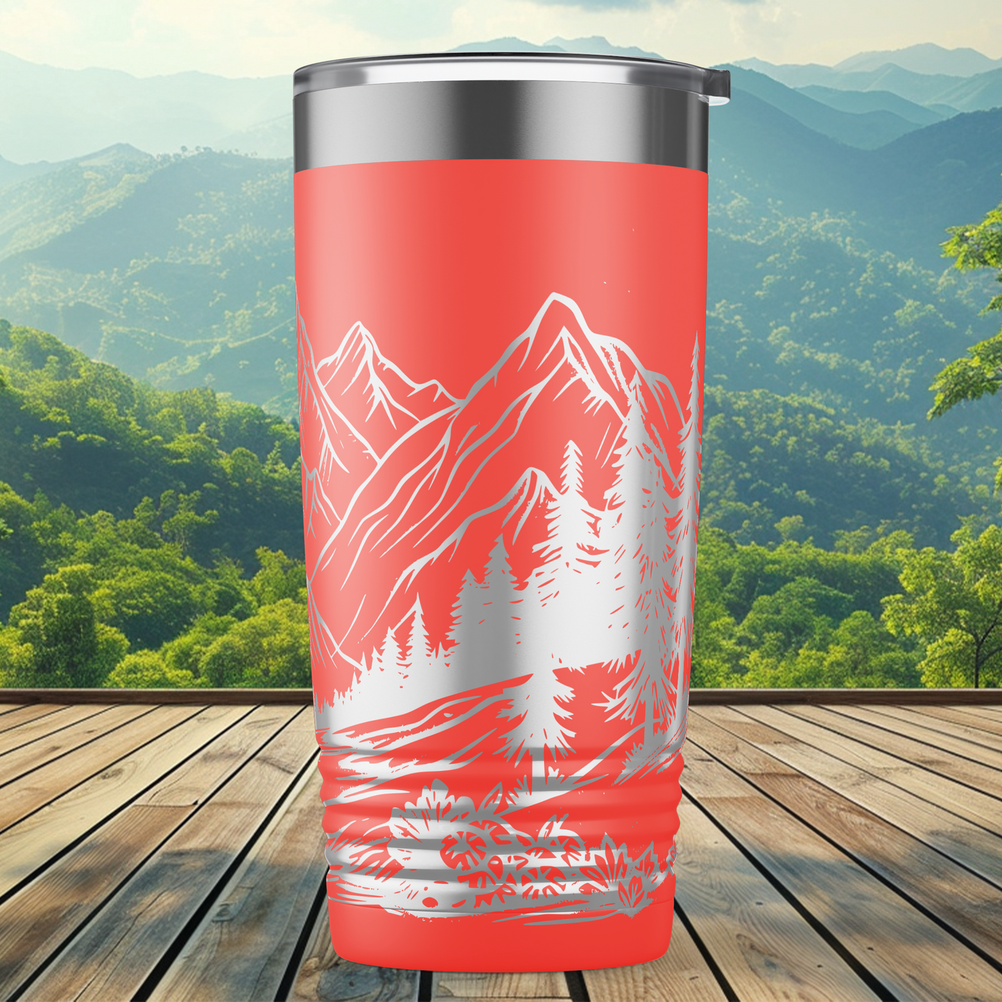 Mountain View Full Wrap Tumbler