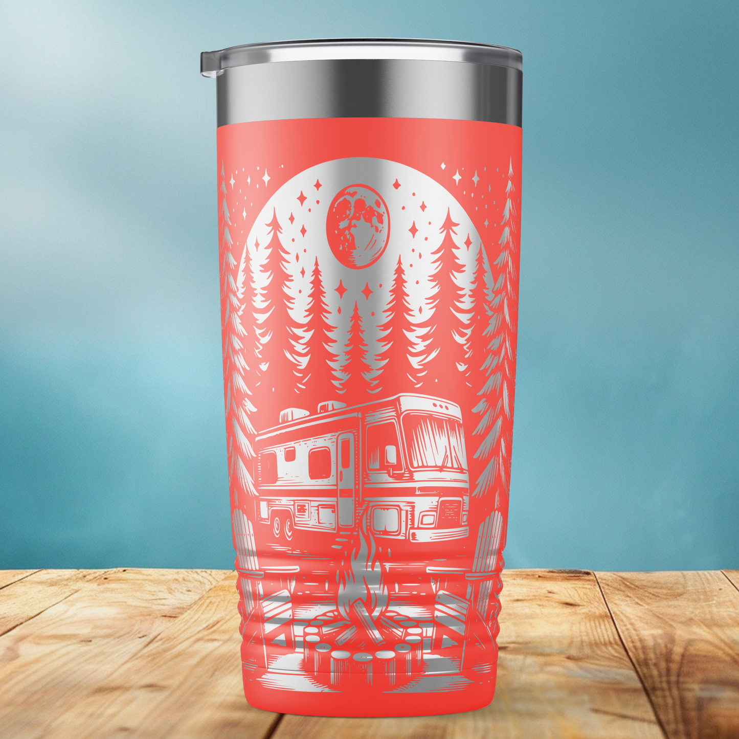 Camping Full Wrap Tumbler