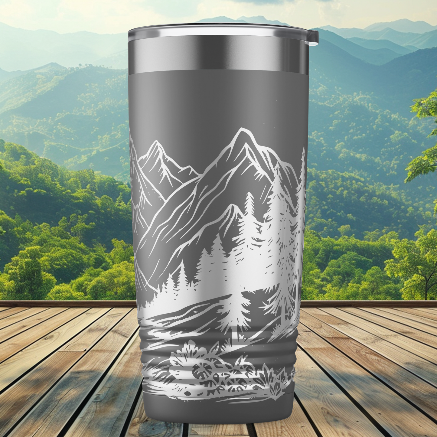 Mountain View Full Wrap Tumbler