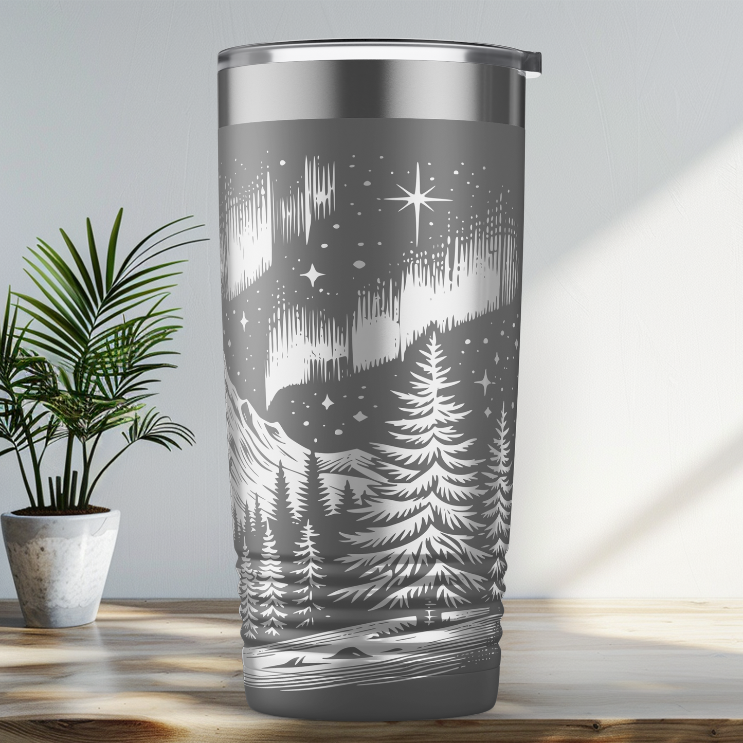 Northern Lights Full Wrap Tumbler