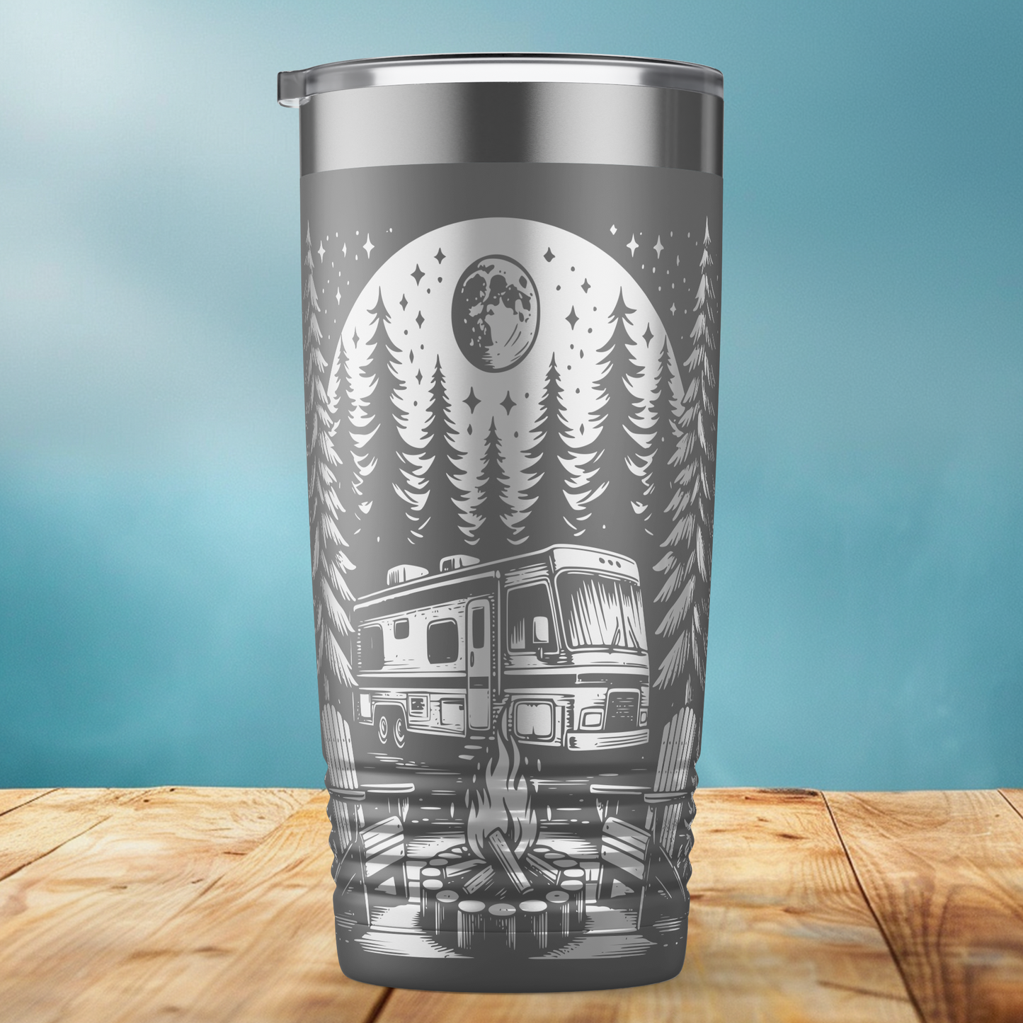 Camping Full Wrap Tumbler