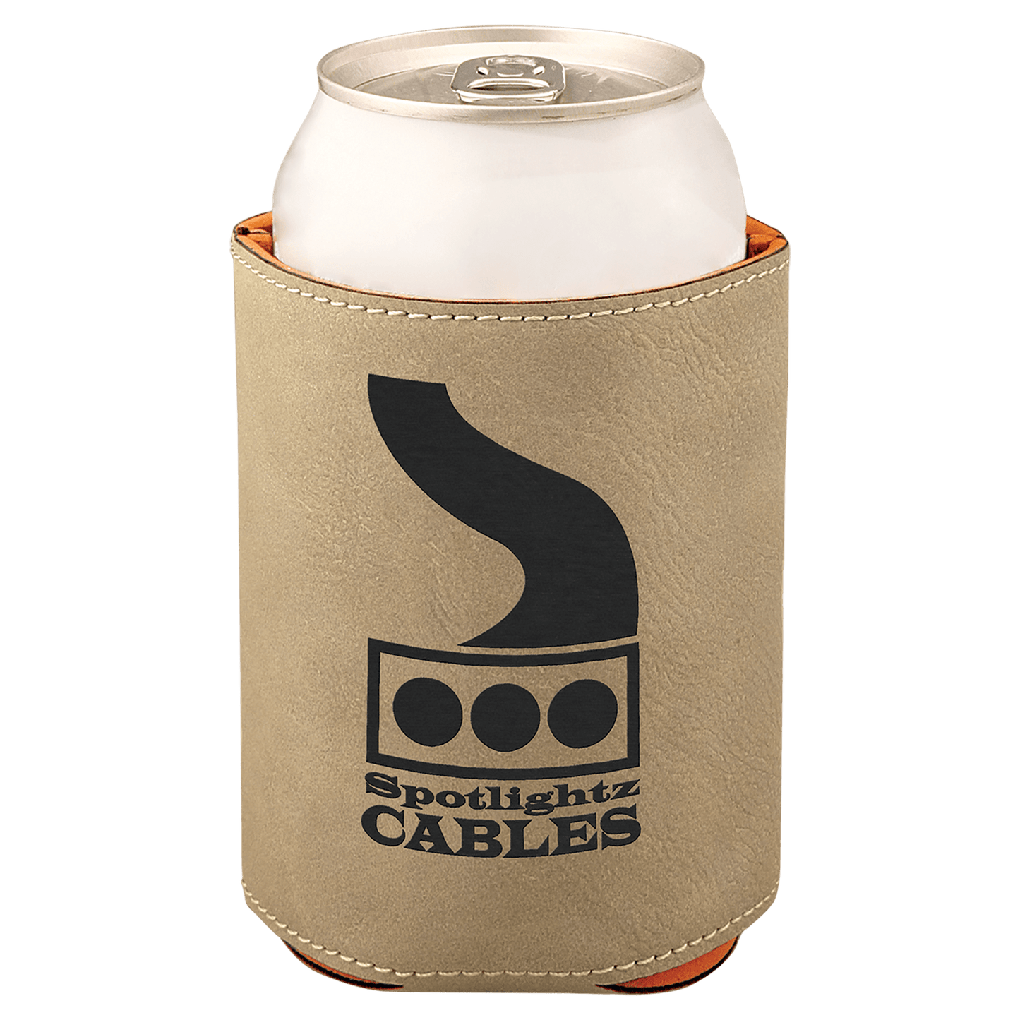 Leatherette Coozies, custom engraved with your logo!