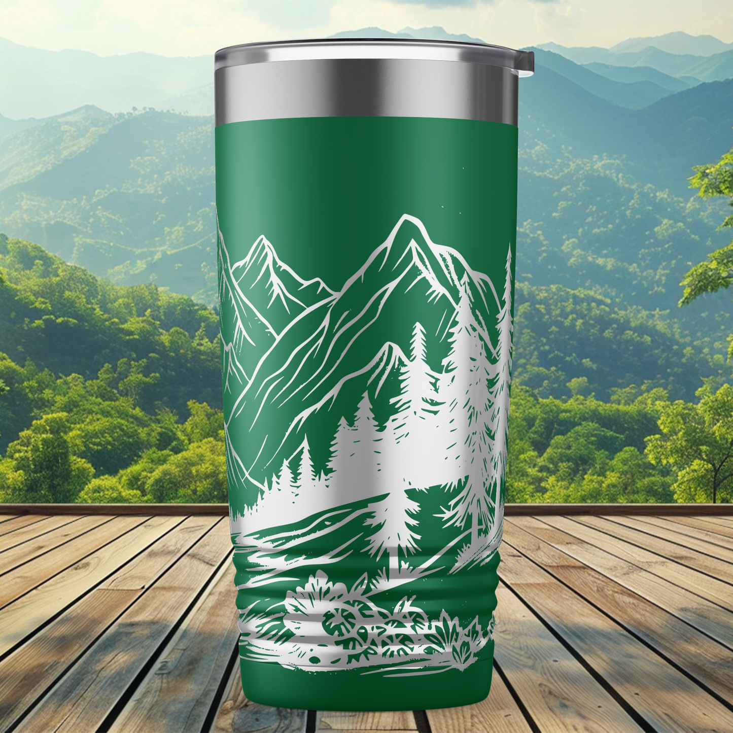 Mountain View Full Wrap Tumbler