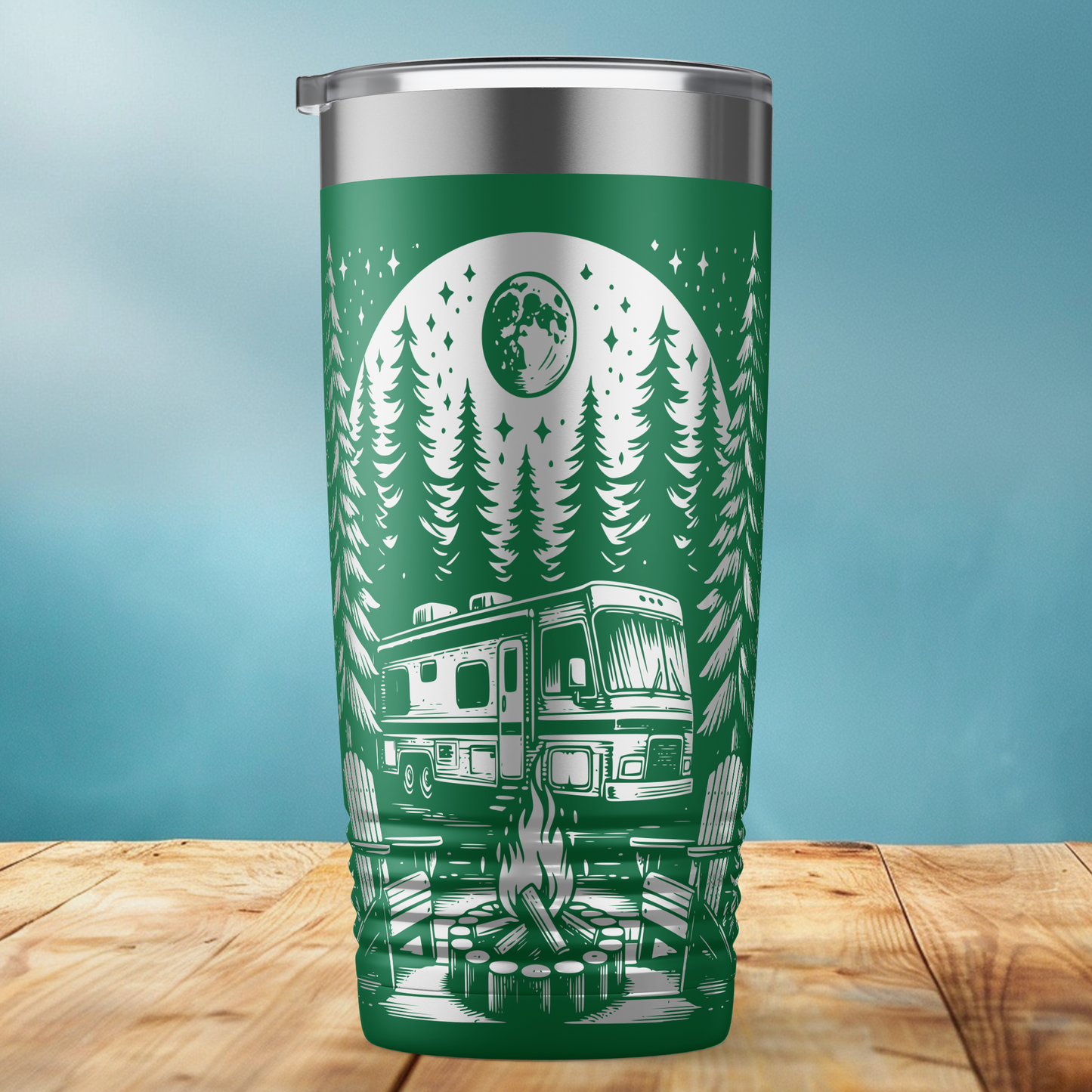 Camping Full Wrap Tumbler