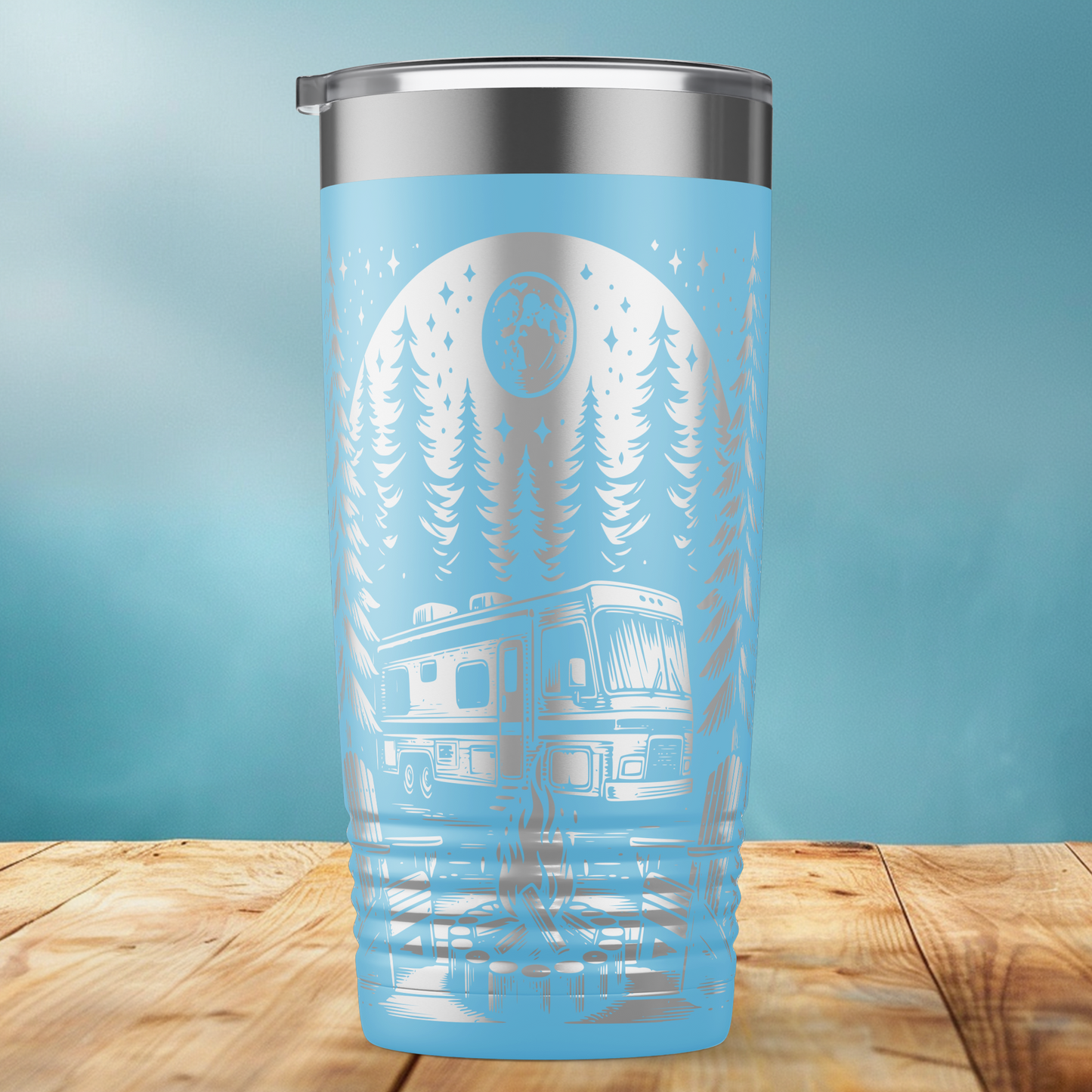 Camping Full Wrap Tumbler