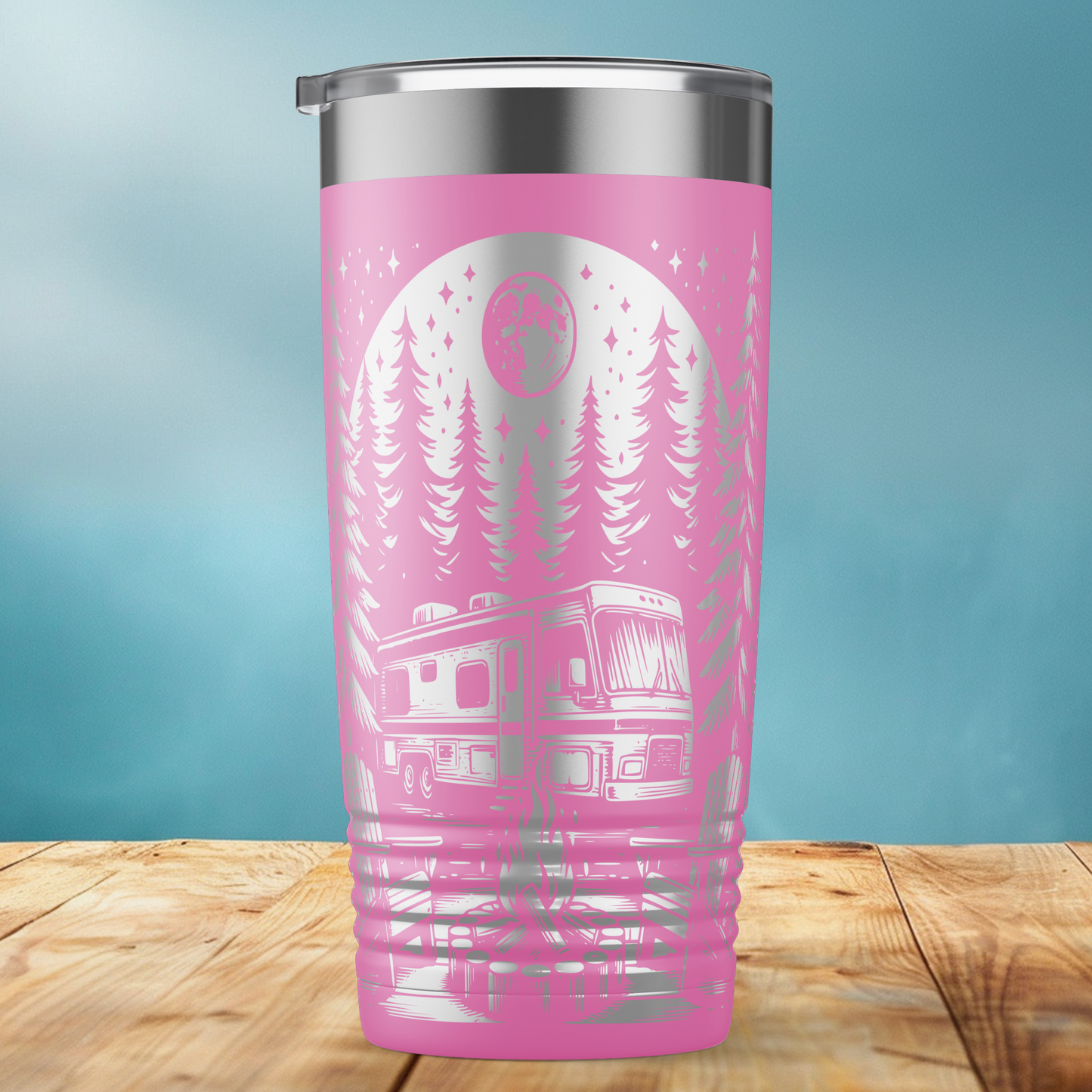 Camping Full Wrap Tumbler