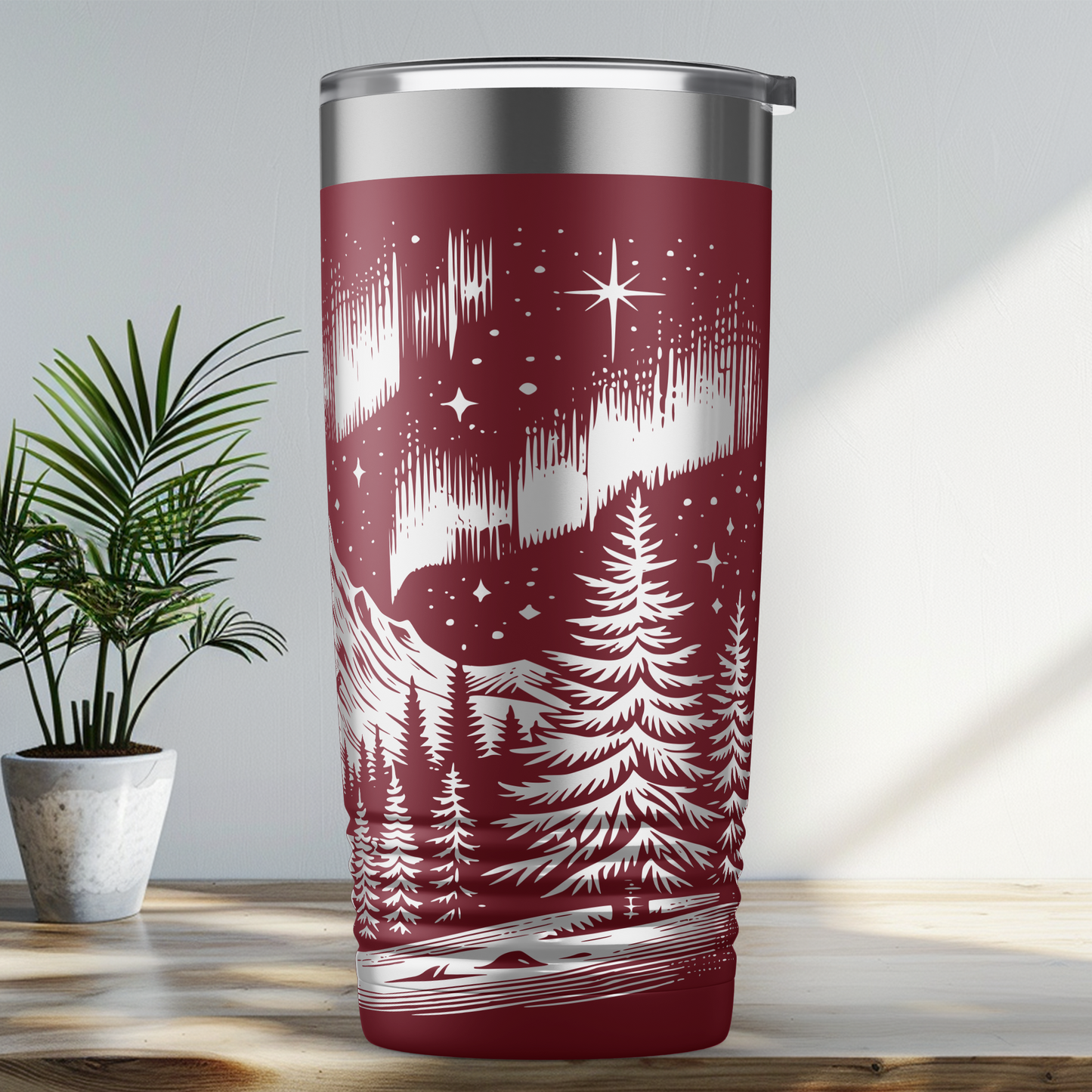 Northern Lights Full Wrap Tumbler