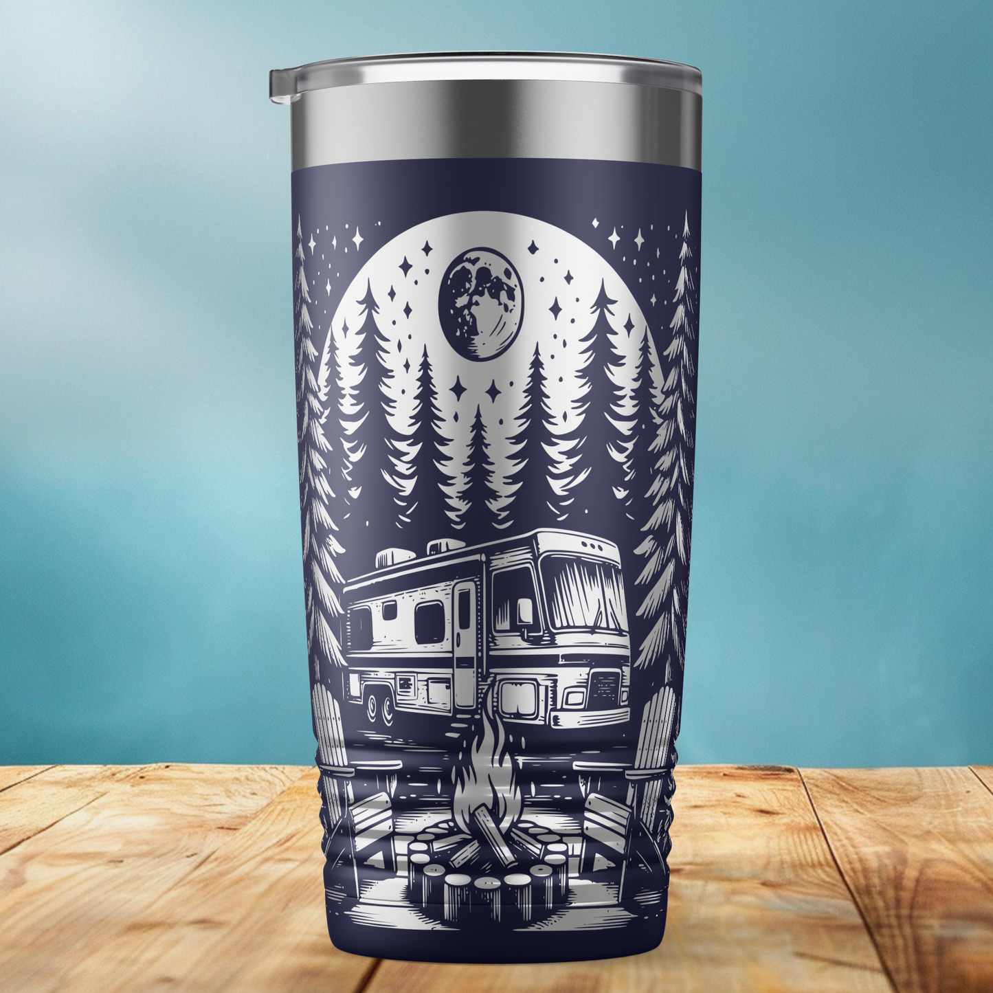 Camping Full Wrap Tumbler