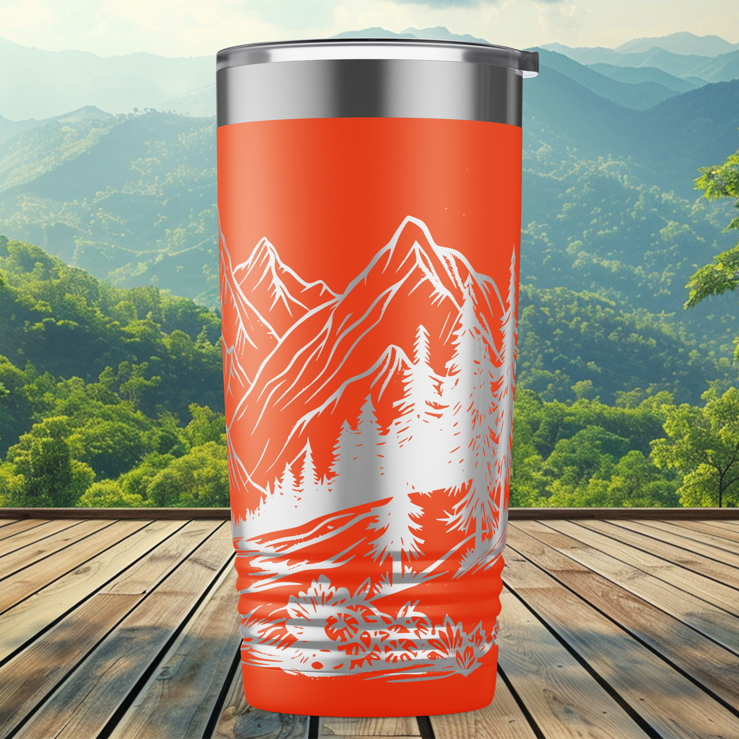 Mountain View Full Wrap Tumbler