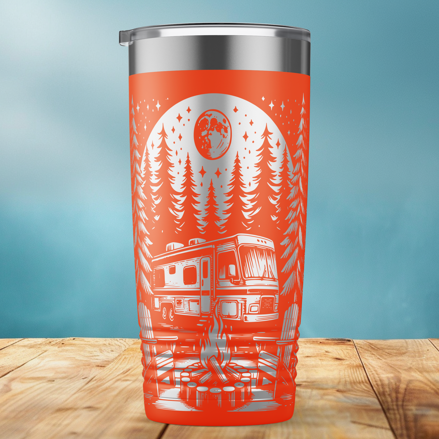 Camping Full Wrap Tumbler