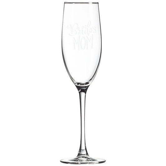 Round Monogram Champagne Glass