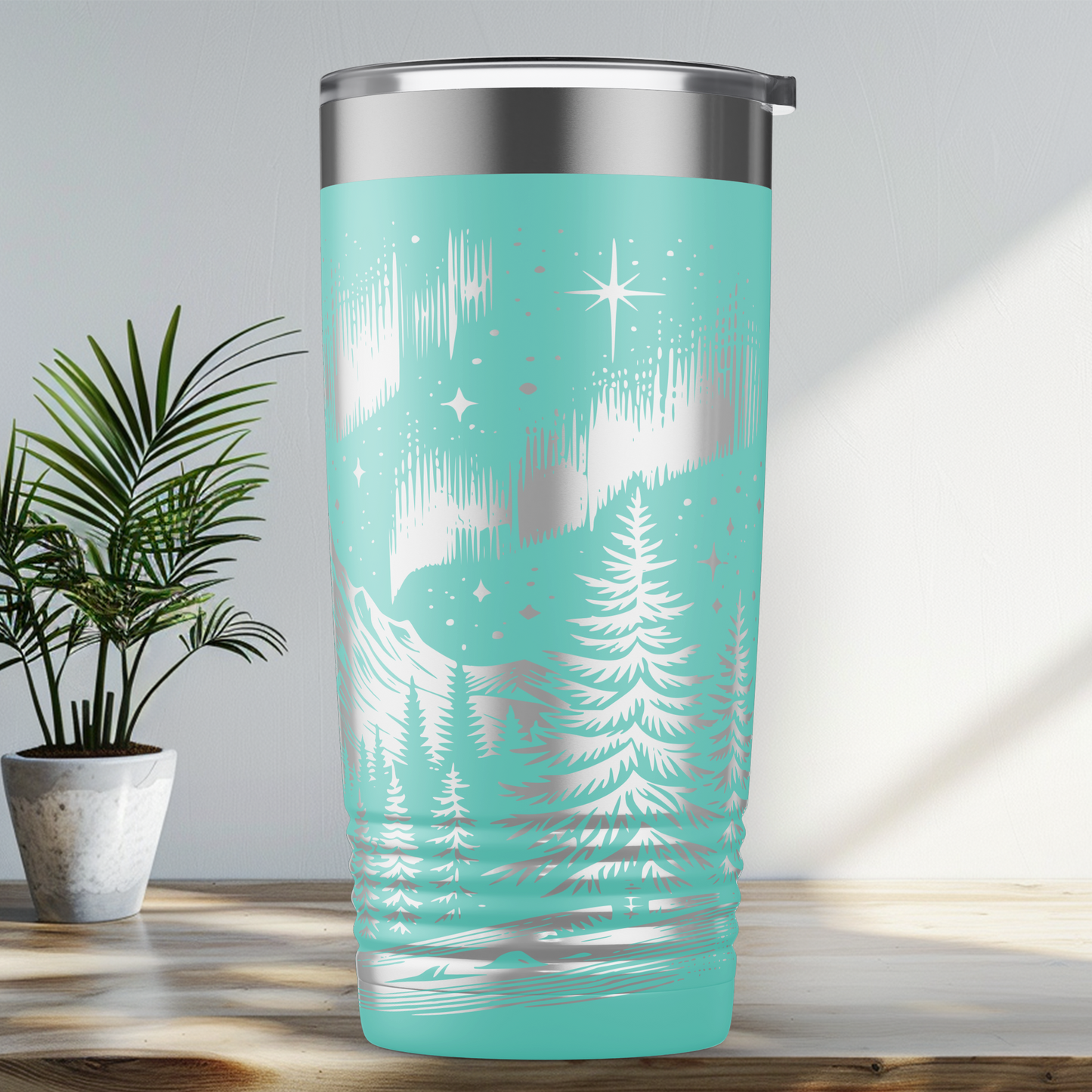 Northern Lights Full Wrap Tumbler