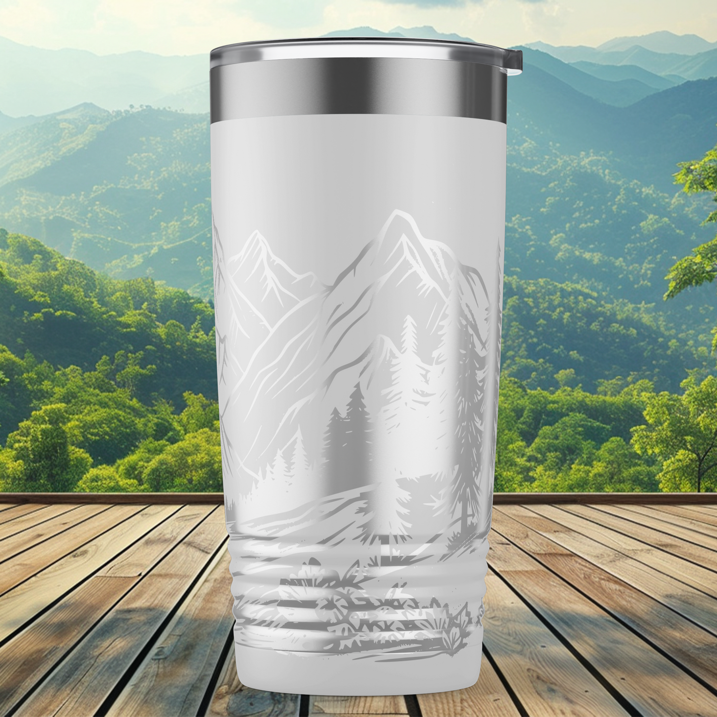 Mountain View Full Wrap Tumbler