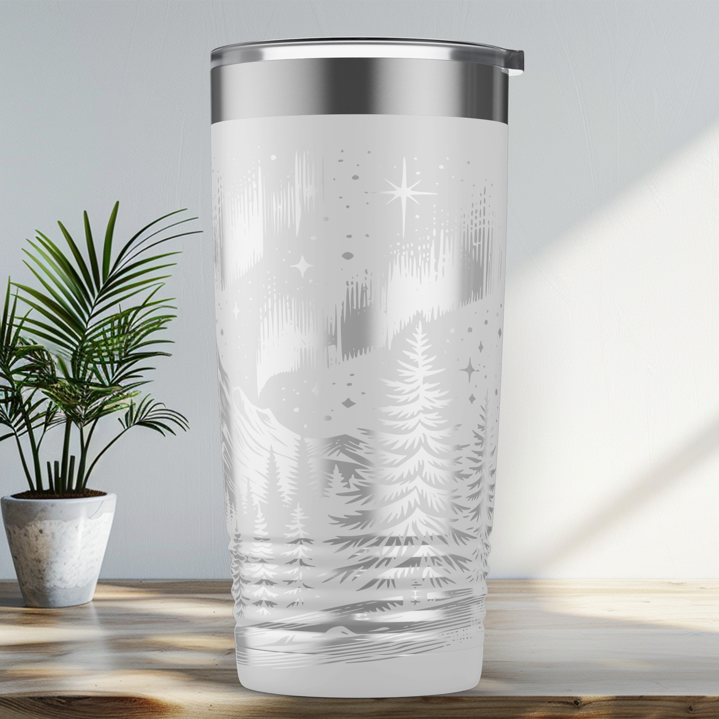 Northern Lights Full Wrap Tumbler